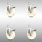 Service Caster 5 Inch 316SS Nylon Wheel Swivel 1/2 Inch Threaded Stem Caster Set Lock Brake SCC SCC-SS316TSTTL20S514-NYS-121315-4 - alternate 1